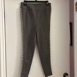 Free People Movement Gray Leggings with Side Stripe L